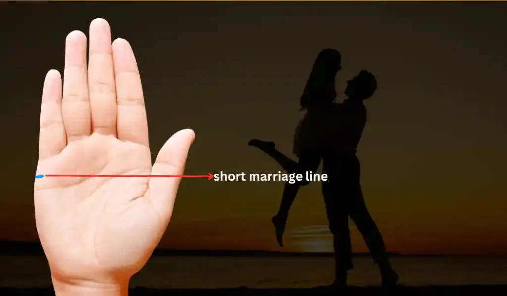 love or arrange marriage palmistry for short marriage line